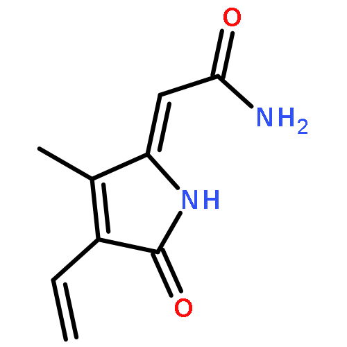 2-(4-ETHENYL-3-METHYL-5-OXOPYRROL-2-YLIDENE)ACETAMIDE 