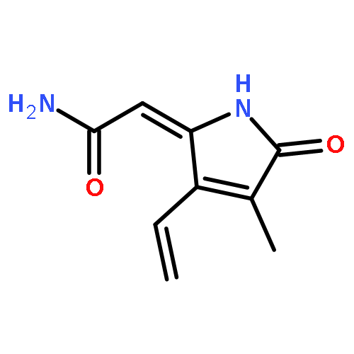 2-(3-ETHENYL-4-METHYL-5-OXOPYRROL-2-YLIDENE)ACETAMIDE 