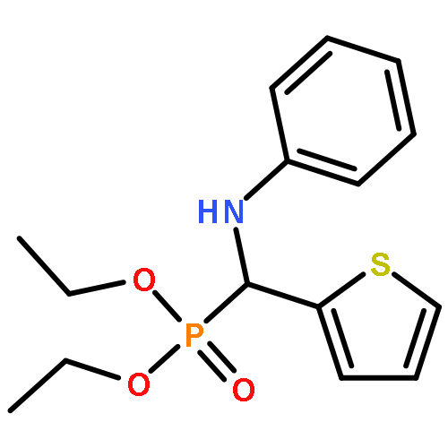 Phosphonic acid, [(phenylamino)-2-thienylmethyl]-, diethyl ester