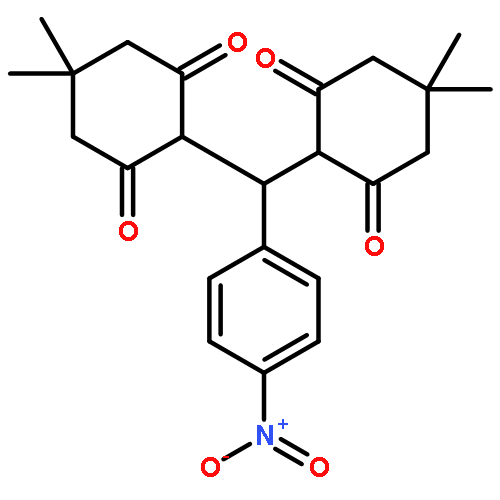 1,3-Cyclohexanedione, 2,2'-[(4-nitrophenyl)methylene]bis[5,5-dimethyl-