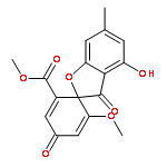 Spiro[benzofuran-2(3H),1'-[2,5]cyclohexadiene]-2'-carboxylicacid, 4-hydroxy-6'-methoxy-6-methyl-3,4'-dioxo-, methyl ester