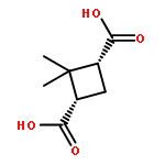 1,3-Cyclobutanedicarboxylic acid, 2,2-dimethyl-, (1R,3S)-rel-