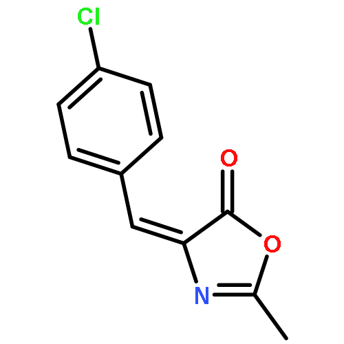 5(4H)-Oxazolone,4-[(4-chlorophenyl)methylene]-2-methyl-