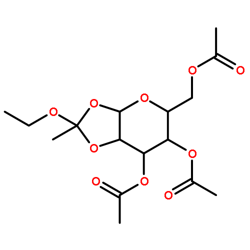 [(3aR,6R,7S,7aS)-6,7-diacetoxy-2-ethoxy-2-methyl-5,6,7,7a-tetrahydro-3aH-[1,3]dioxolo[4,5-b]pyran-5-yl]methyl acetate