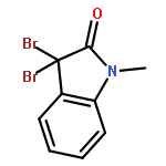 2H-INDOL-2-ONE, 3,3-DIBROMO-1,3-DIHYDRO-1-METHYL-