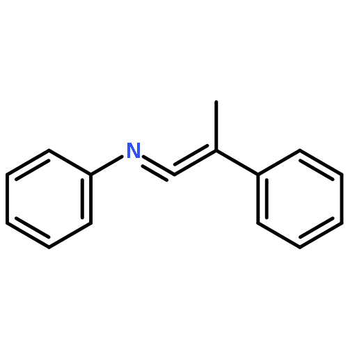 Benzenamine, N-(2-phenyl-1-propenylidene)-