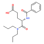 Pentanoic acid, 4-(benzoylamino)-5-(dipropylamino)-5-oxo-, (4S)-