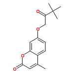 7-(3,3-dimethyl-2-oxobutoxy)-4-methyl-2H-chromen-2-one