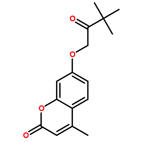 7-(3,3-dimethyl-2-oxobutoxy)-4-methyl-2H-chromen-2-one