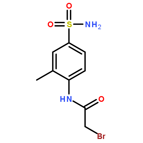 Acetamide, N-[4-(aminosulfonyl)-2-methylphenyl]-2-bromo-