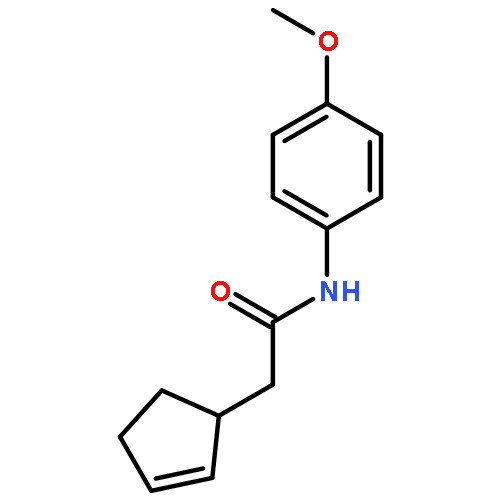 2-CYCLOPENTENE-1-ACETAMIDE, N-(4-METHOXYPHENYL)-