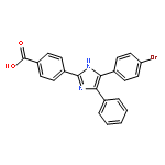 Benzoic acid, 4-[4-(4-bromophenyl)-5-phenyl-1H-imidazol-2-yl]-