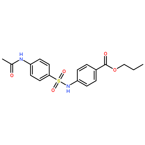 propyl 4-({[4-(acetylamino)phenyl]sulfonyl}amino)benzoate