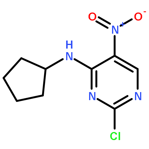 (2-Chloro-5-nitro-pyrimidin-4-yl)-cyclopentyl-amine