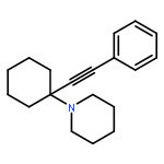 Piperidine, 1-[1-(phenylethynyl)cyclohexyl]-