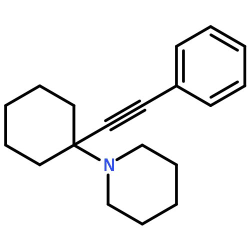 Piperidine, 1-[1-(phenylethynyl)cyclohexyl]-