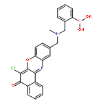 Boronic acid,[2-[[[(6-chloro-5-oxo-5H-benzo[a]phenoxazin-10-yl)methyl]methylamino]methyl]phenyl]-