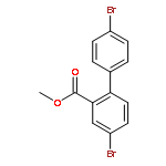 [1,1'-Biphenyl]-2-carboxylic acid, 4,4'-dibromo-, methyl ester