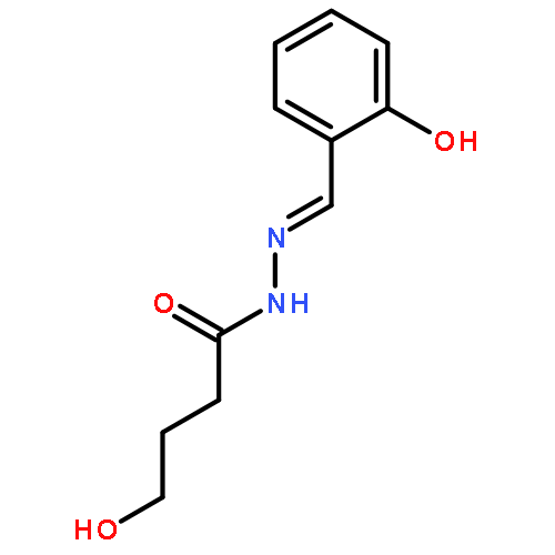 Butanoic acid, 4-hydroxy-, [(2-hydroxyphenyl)methylene]hydrazide