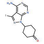 4-(4-amino-3-iodo-1H-pyrazolo[3,4-d]pyrimidin-1-yl)cyclohexanone