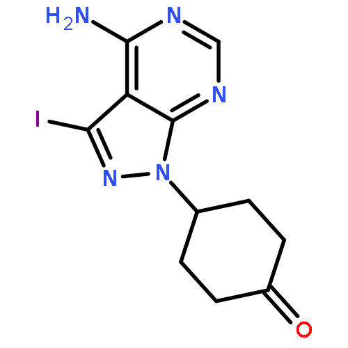 4-(4-amino-3-iodo-1H-pyrazolo[3,4-d]pyrimidin-1-yl)cyclohexanone