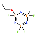 2-ethoxy-2,4,4,6,6-pentafluoro-1,3,5,2lambda~5~,4lambda~5~,6lambda~5~-triazatriphosphinine