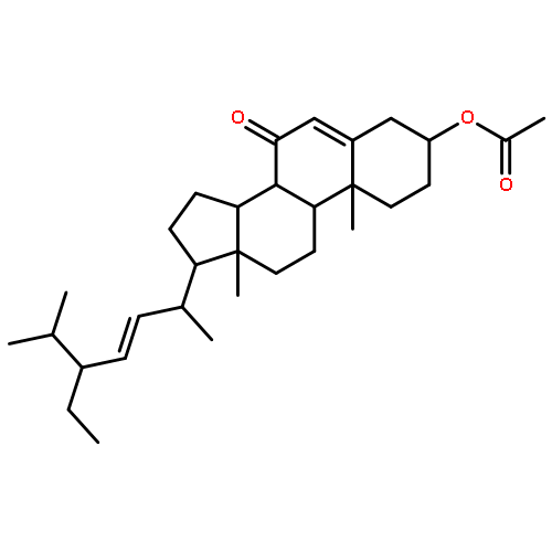 (22E)-3beta-acetoxystigmasta-5,22-dien-7-one