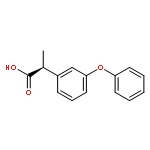 Benzeneacetic acid, a-methyl-3-phenoxy-, (aS)-