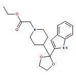 ethyl {4-[2-(1H-indol-2-yl)-1,3-dioxolan-2-yl]piperidin-1-yl}acetate