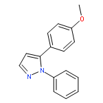 1H-Pyrazole,5-(4-methoxyphenyl)-1-phenyl-