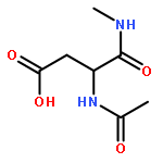 Butanoic acid, 3-(acetylamino)-4-(methylamino)-4-oxo-, (S)-