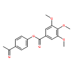 3,4,5-Trimethoxy-benzoic acid 4-acetyl-phenyl ester