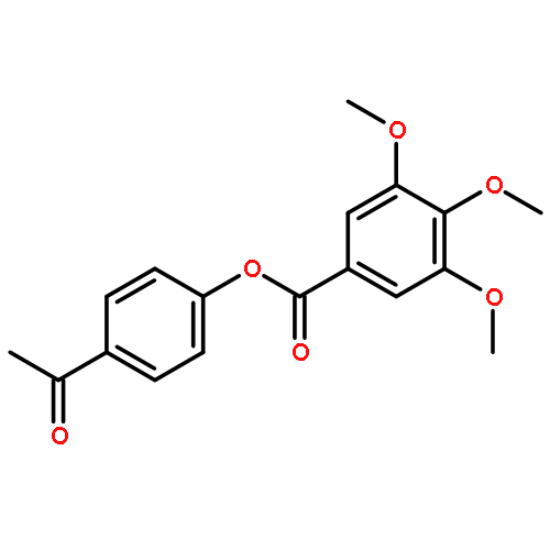 3,4,5-Trimethoxy-benzoic acid 4-acetyl-phenyl ester