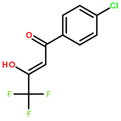 2-Buten-1-one, 1-(4-chlorophenyl)-4,4,4-trifluoro-3-hydroxy-