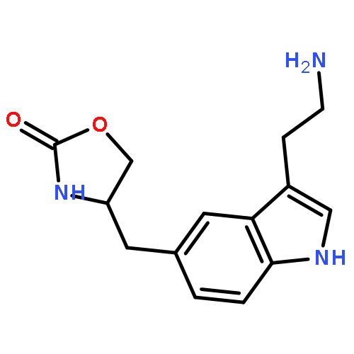 2-Oxazolidinone, 4-[[3-(2-aminoethyl)-1H-indol-5-yl]methyl]-