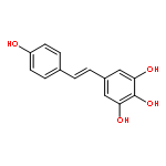 1,2,3-Benzenetriol,5-[(1E)-2-(4-hydroxyphenyl)ethenyl]-