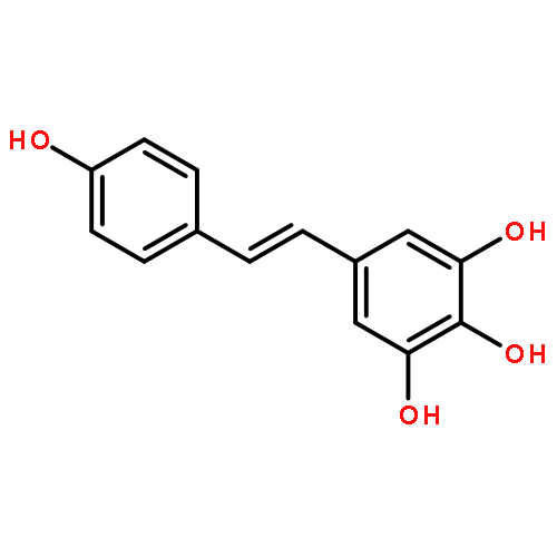 1,2,3-Benzenetriol,5-[(1E)-2-(4-hydroxyphenyl)ethenyl]-