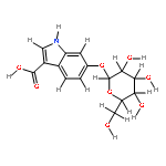 6-hydroxyindole-3-carboxylic acid 6-O-beta-D-glucopyranoside