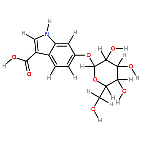 6-hydroxyindole-3-carboxylic acid 6-O-beta-D-glucopyranoside