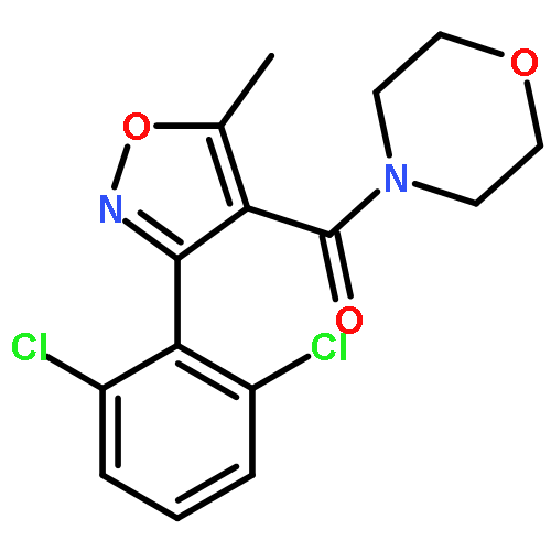 4-{[3-(2,6-dichlorophenyl)-5-methyl-4-isoxazolyl]carbonyl}morpholine