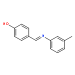 Phenol, 4-[[(3-methylphenyl)imino]methyl]-