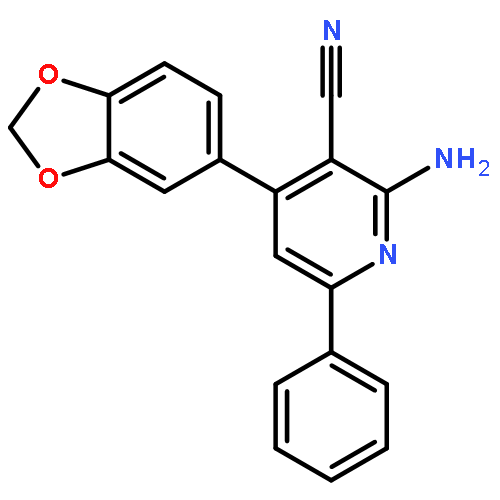 2-Amino-4-benzo[1,3]dioxol-5-yl-6-phenyl-nicotinonitrile