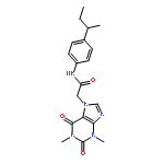 N-(4-BUTAN-2-YLPHENYL)-2-(1,3-DIMETHYL-2,6-DIOXOPURIN-7-YL)ACETAMIDE 