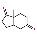 1H-Indene-1,5(4H)-dione, hexahydro-7a-methyl-, trans-