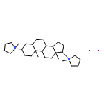 Pyrrolidinium, 1,1'-[(3b,5a,17b)-androstane-3,17-diyl]bis[1-methyl-, diiodide (9CI)