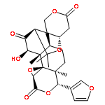 1H,3H,6H,8H-Oxireno[c]pyrano[4'',3'':2',3']furo[3',4':5,6]naphtho[1,2-d]pyran-3,7,10(6aH,9aH)-trione,12-(3-furanyl)octahydro-8-hydroxy-6,6,8a,12a-tetramethyl-, (4aS,6aS,8R,8aS,8bR,9aS,12S,12aS,14aR,14bR)-