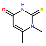 4(1H)-Pyrimidinone, 2,3-dihydro-1,6-dimethyl-2-thioxo-