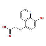 5-QUINOLINEPROPANOIC ACID, 8-HYDROXY-