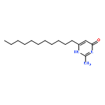 4(1H)-PYRIMIDINONE, 2-AMINO-6-UNDECYL-