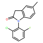 1-(2-chloro-6-fluorophenyl)-5-methylindolin-2-one